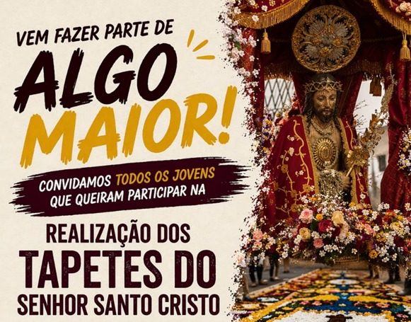Jovens de São Miguel desafiados a participar na elaboração dos tapetes do Senhor Santo Cristo